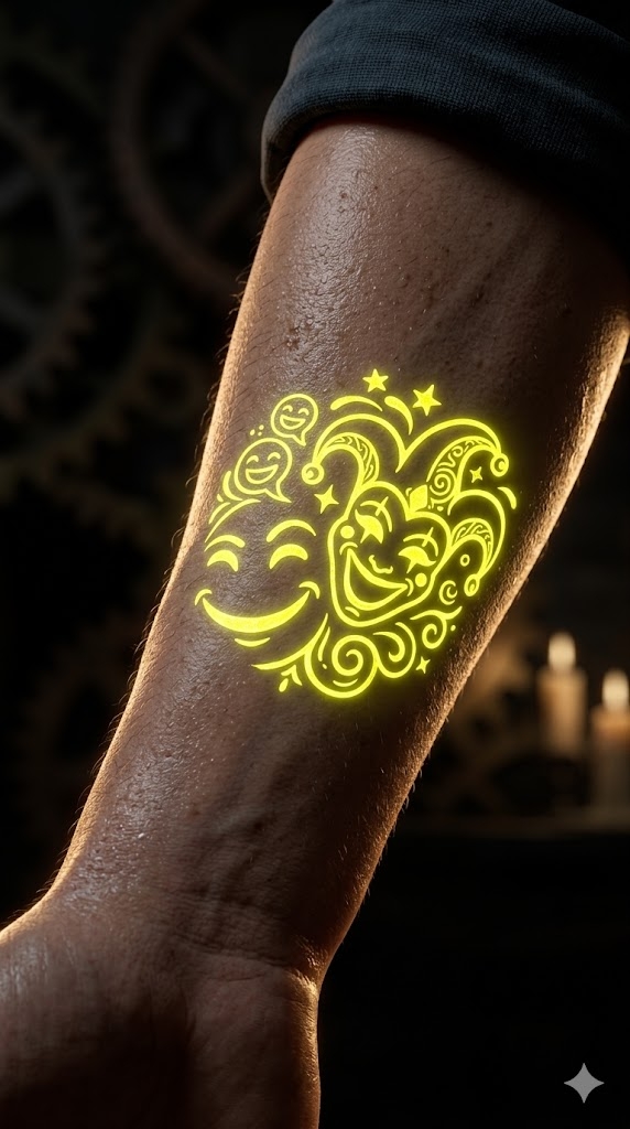 Tattoo 722 of the Amused Spectator