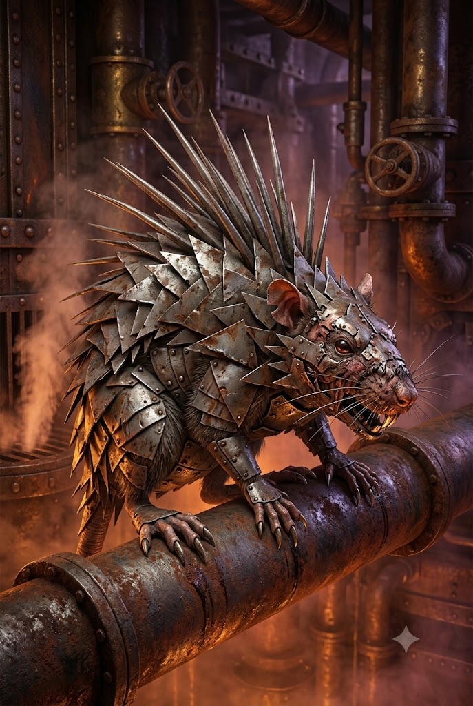 Plated Quill Rat 719