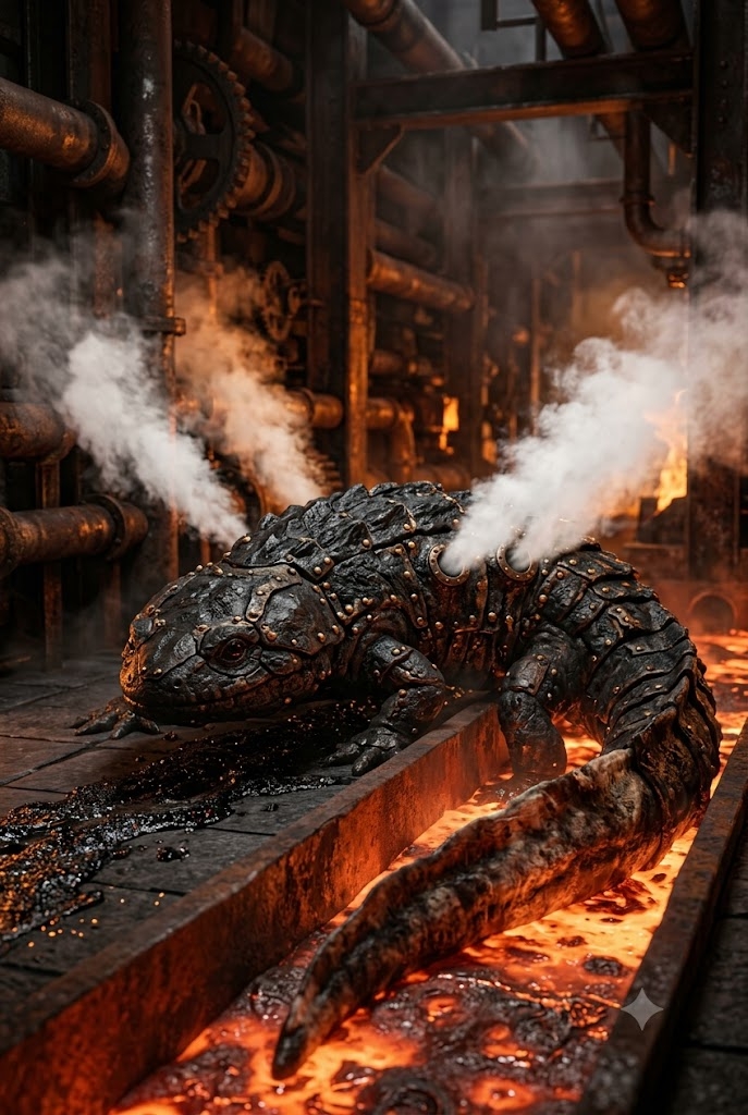 Slag Gorged Salamander 115