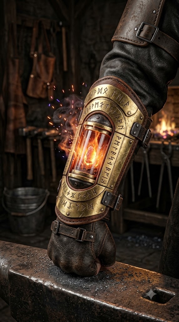 Jinn 7412 of the Hearth Forged Bracer