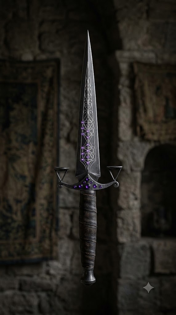 Kabbalah 32 of the Betrayers Stiletto