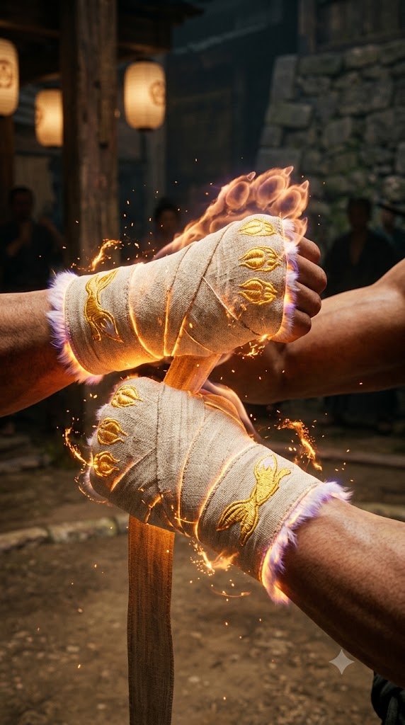 Kitsune 512 of the Fox Paws Handwraps
