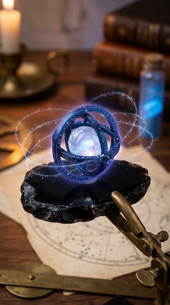 Ley lines 654 of the Star Gazers Astrolabe Ring