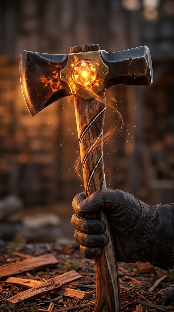 Mana 654 of the Ironwood Cleaving Wedge Adze
