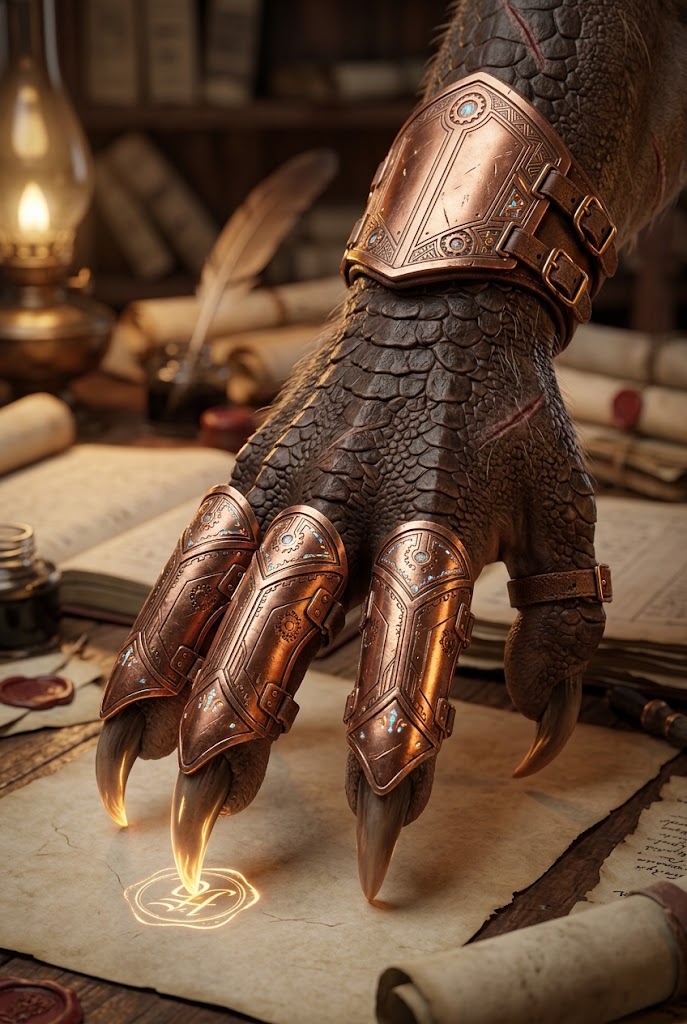 Claws 619 of the Ledger Scribe