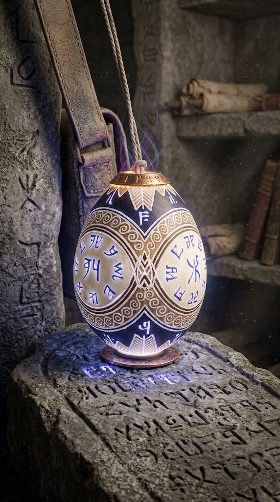 Pysanky 408 of the Cryptic Lexicon