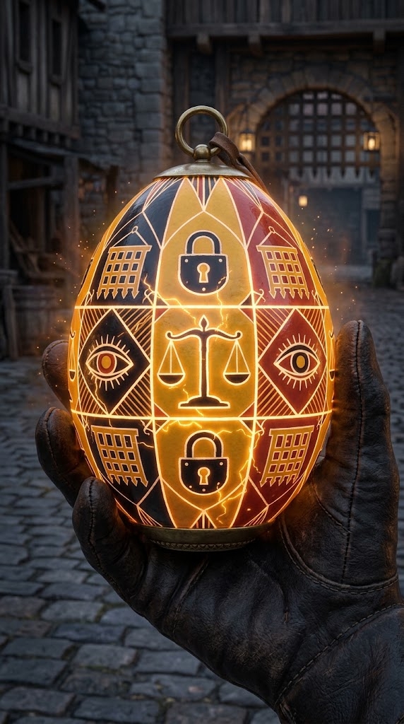 Pysanky 519 of the Portcullis Gaze