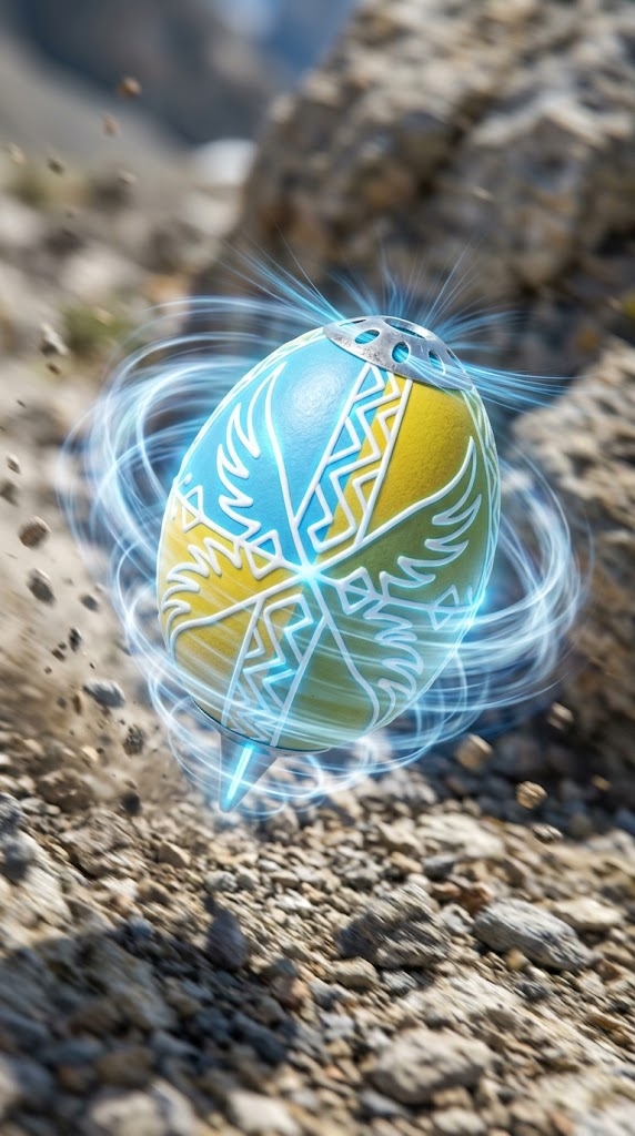 Pysanky 519 of the Zephyrs Dash