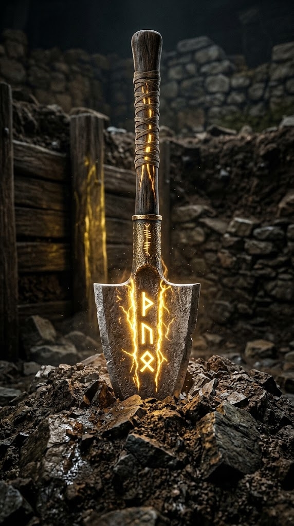 Runic 58 of the Barrow Delvers Spud Spade