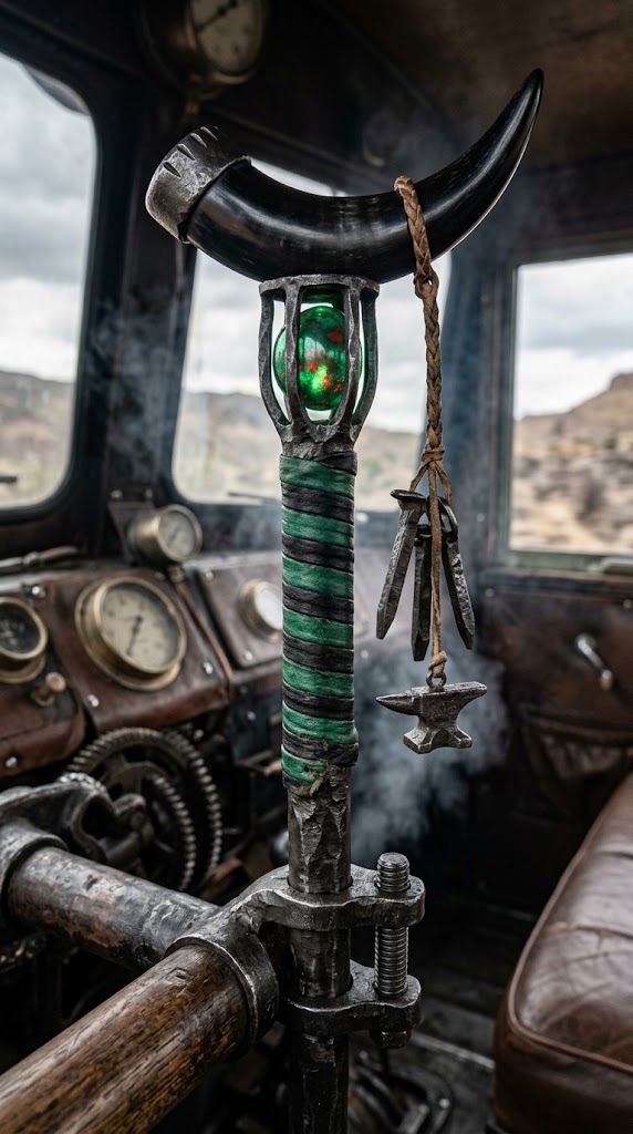 Santeria 447 of the Iron Axle Steer Horn