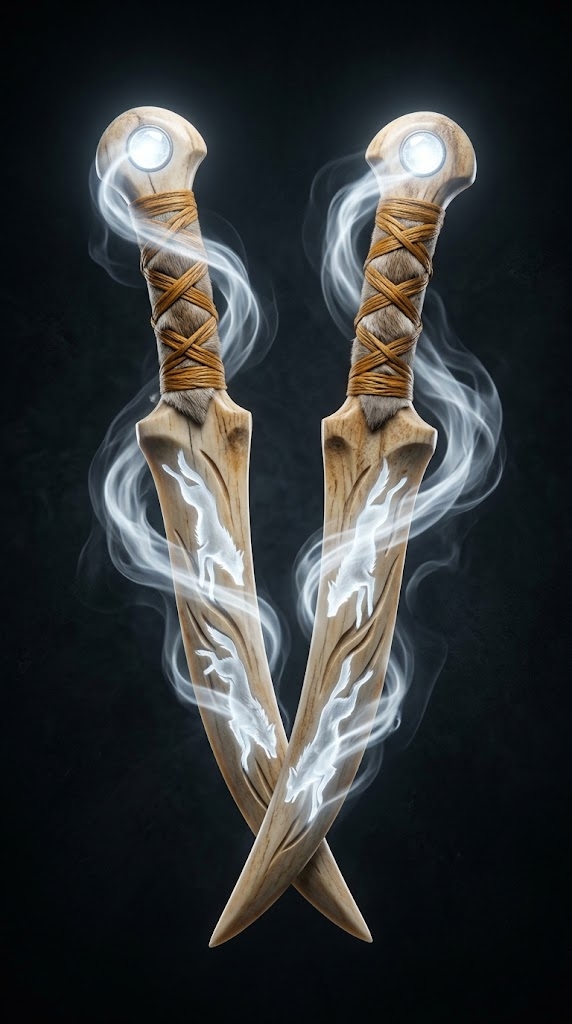 Shamanic 582 of the Twin Asena Fangs
