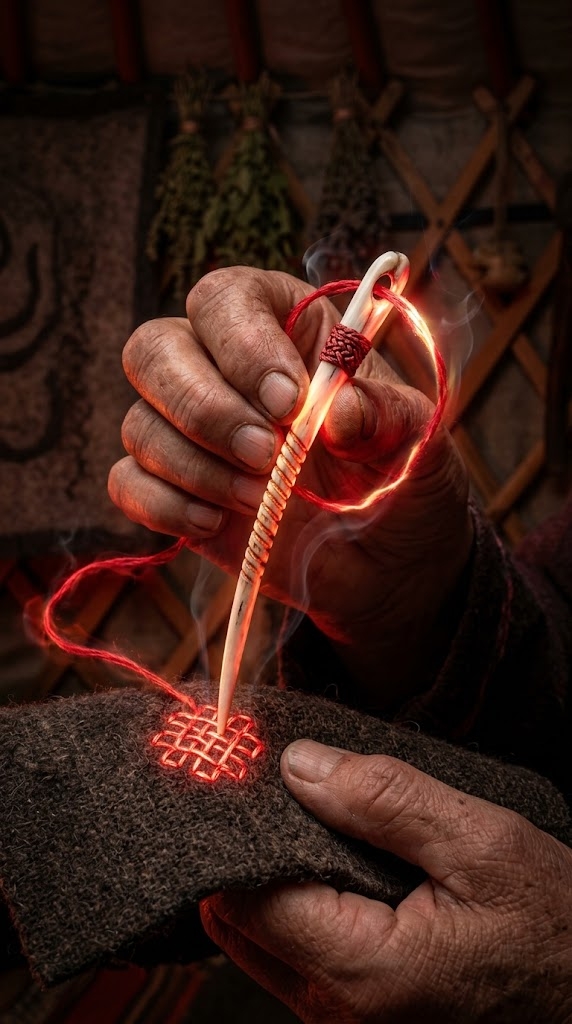 Shamanism 512 of the Ancestral Weavers Bone Needle