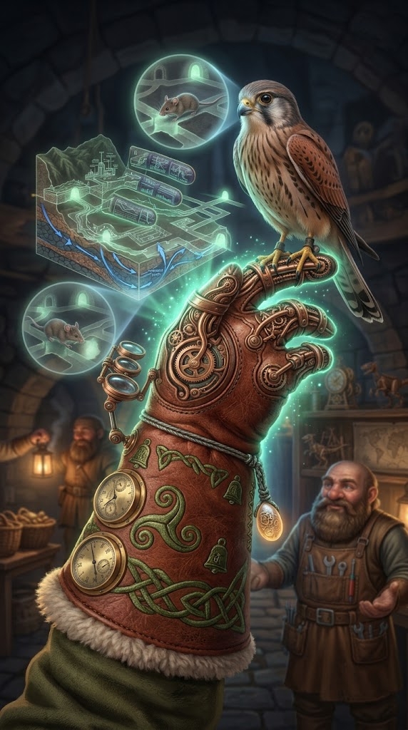 Sleih Beggey 317 of the Burgh Woven Falconers Gauntlet